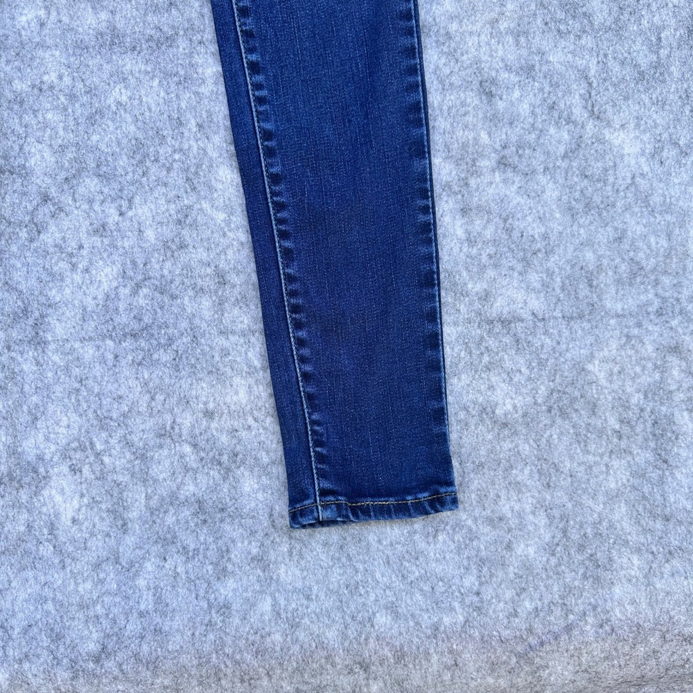 Levis Premium 711 Skinny Jeans Dark Wash Indigo Blue Denim Size 26 x 32 - Picture 9 of 16